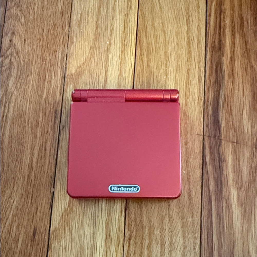 Nintendo Game Boy Advance SP in Vibrant Red